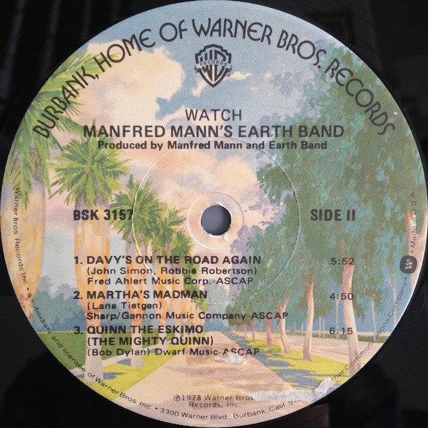 Manfred Mann's Earth Band : Watch (LP,Album)