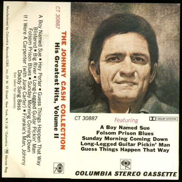 Johnny Cash : The Johnny Cash Collection - His Greatest Hits, Volume II (Compilation,Stereo)