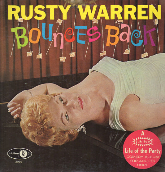 Rusty Warren : Rusty Warren Bounces Back (LP,Album,Mono)