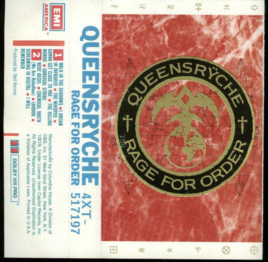 Queensrÿche : Rage For Order (Album,Club Edition)
