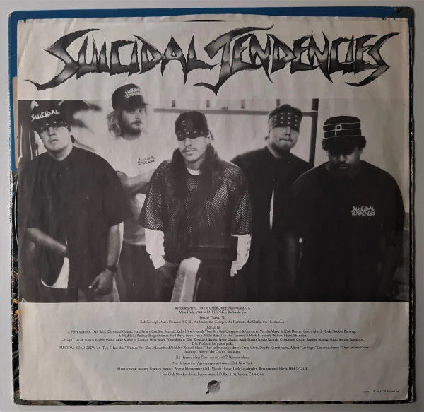 Suicidal Tendencies : How Will I Laugh Tomorrow When I Can't Even Smile Today (LP,Album)