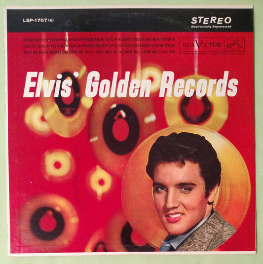 Elvis Presley : Elvis' Golden Records (LP,Compilation,Reissue,Stereo)