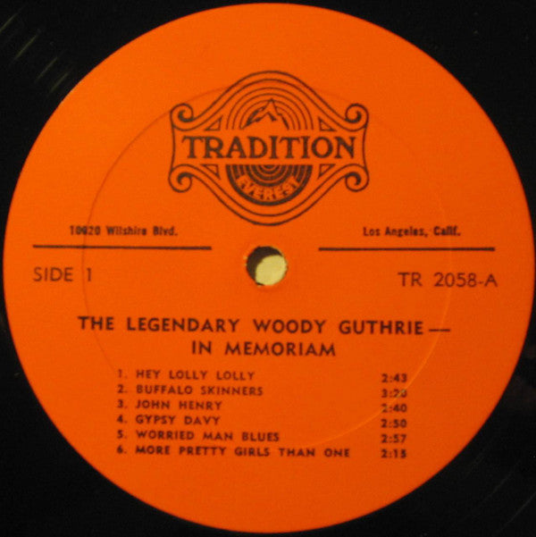 Woody Guthrie : In Memoriam (LP,Compilation)