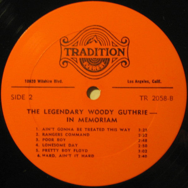 Woody Guthrie : In Memoriam (LP,Compilation)
