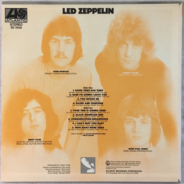 Led Zeppelin : Led Zeppelin (LP,Album,Reissue)