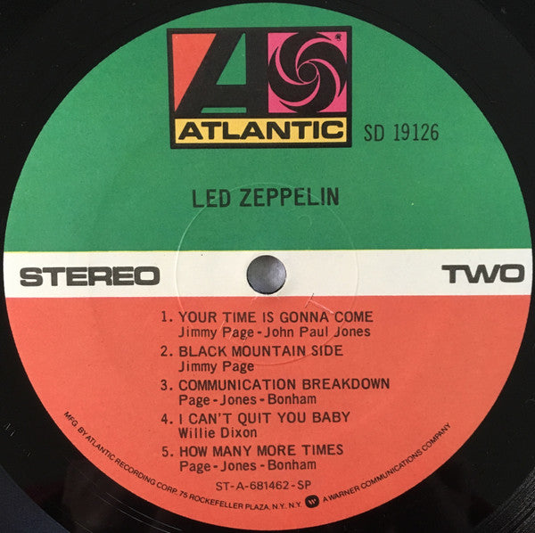 Led Zeppelin : Led Zeppelin (LP,Album,Reissue)