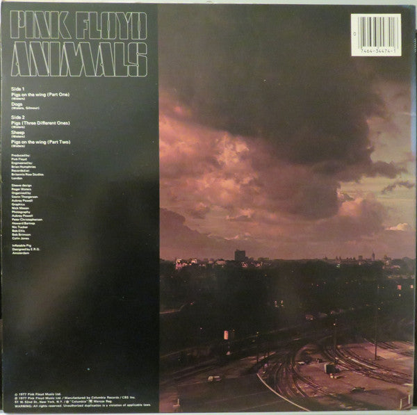 Pink Floyd : Animals (LP,Album,Repress,Stereo)