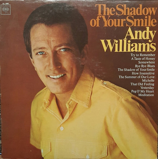 Andy Williams : The Shadow Of Your Smile (LP,Album,Mono)