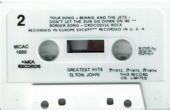 Elton John : Greatest Hits (Compilation)