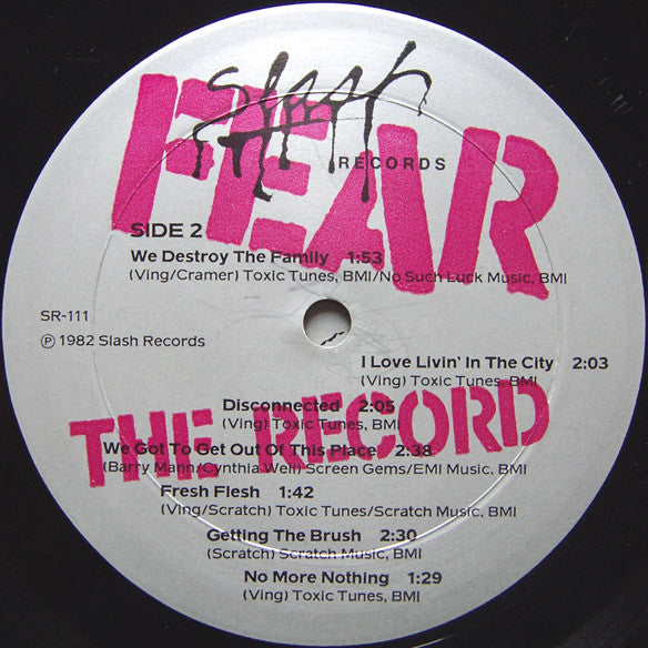 Fear (3) : The Record (LP,Album)