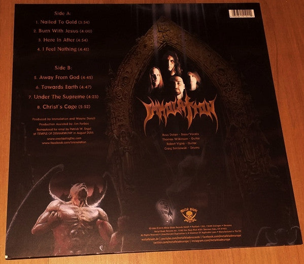 Immolation : Here In After (LP,Album,Reissue,Remastered)