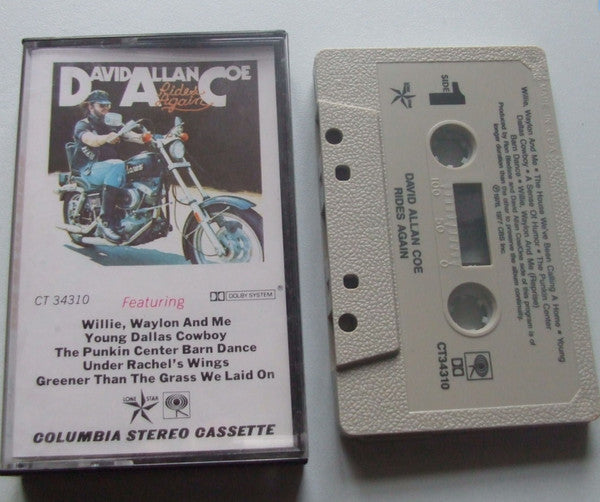 David Allan Coe : Rides Again (Album,Stereo)