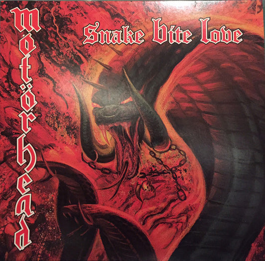 Motörhead : Snake Bite Love (LP,Album,Repress)