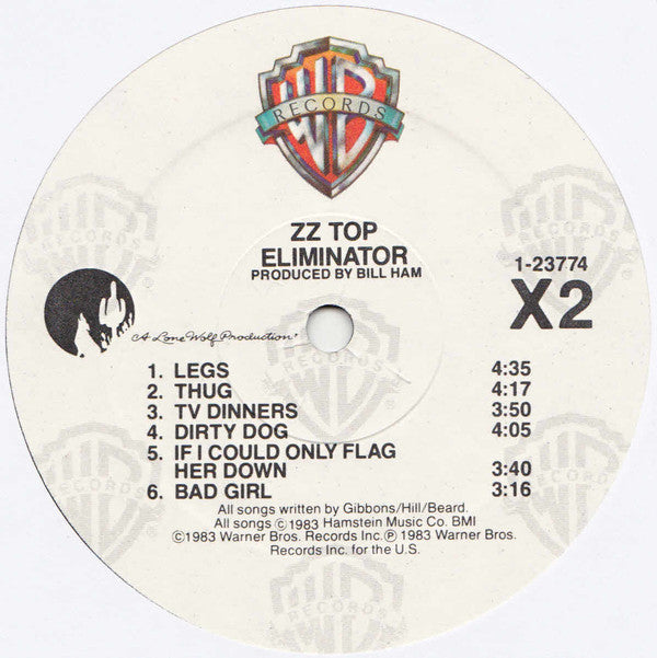 ZZ Top : Eliminator (LP,Album)