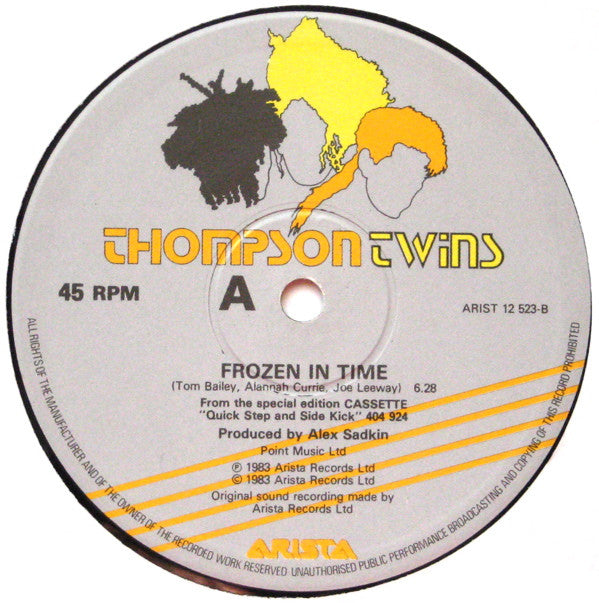 Thompson Twins : Love Lies Fierce & Frozen In Time (Club Dance Mix) (12",Single,45 RPM)