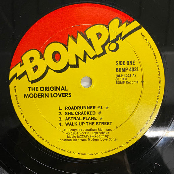 Modern Lovers, The : The Original Modern Lovers (LP,Album)