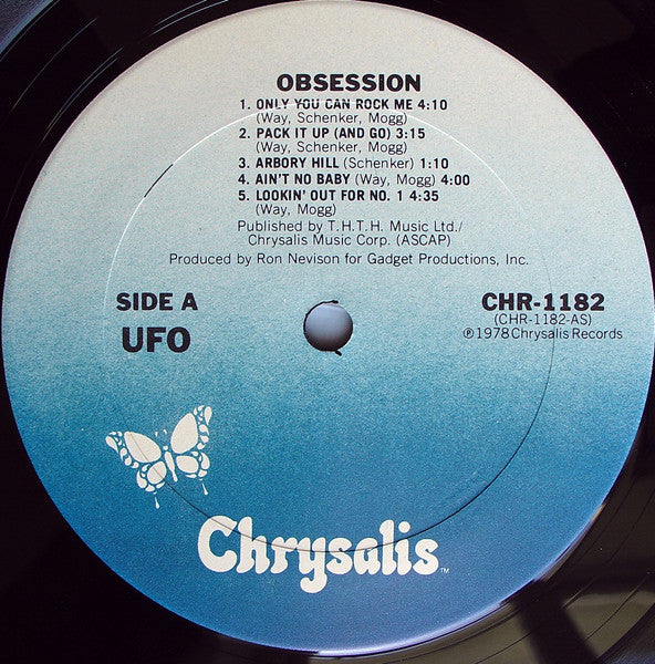 UFO (5) : Obsession (LP,Album,Stereo)