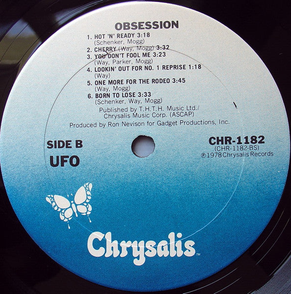 UFO (5) : Obsession (LP,Album,Stereo)