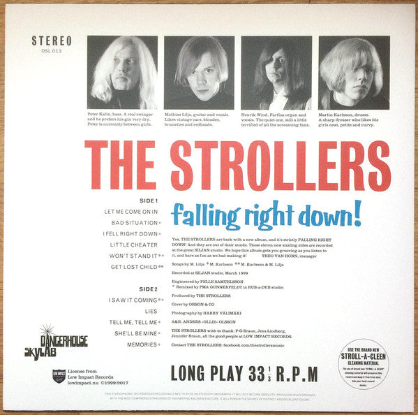 Strollers (3), The : Falling Right Down! (LP,Album,Reissue)