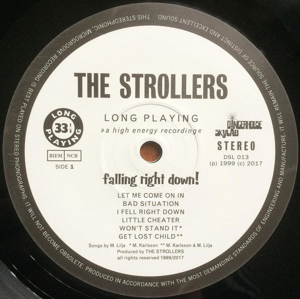 Strollers (3), The : Falling Right Down! (LP,Album,Reissue)