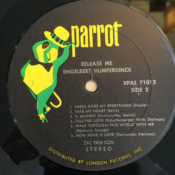 Engelbert Humperdinck : Release Me (LP,Album,Stereo)