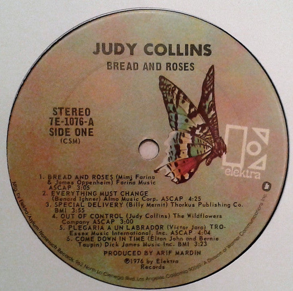 Judy Collins : Bread & Roses (LP)