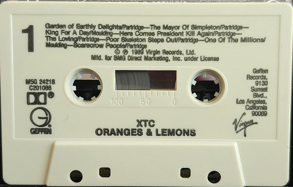XTC : Oranges & Lemons (Album,Club Edition)