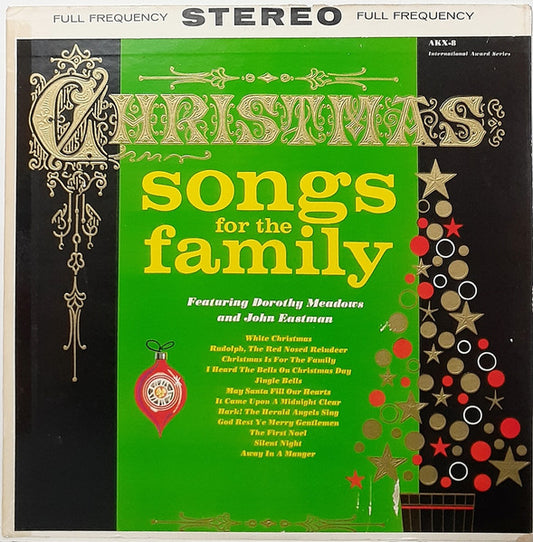 Dorothy Meadows And John Eastman : Christmas Songs For The Family (LP,Stereo)
