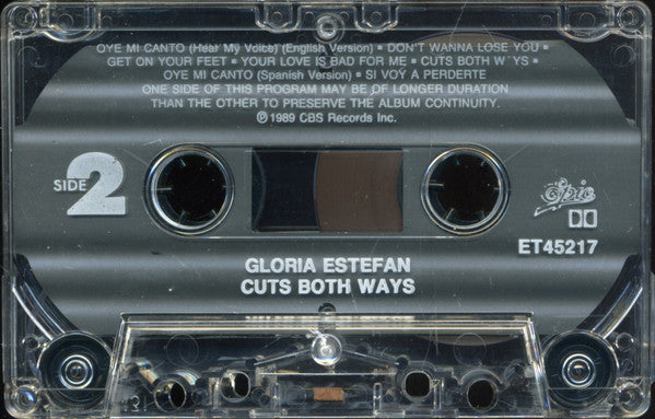 Gloria Estefan : Cuts Both Ways (Album)