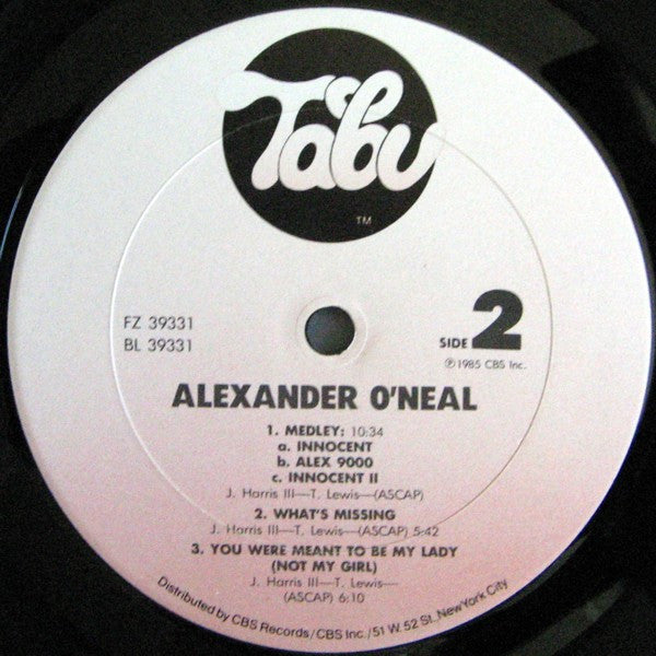 Alexander O'Neal : Alexander O'Neal (LP,Album)
