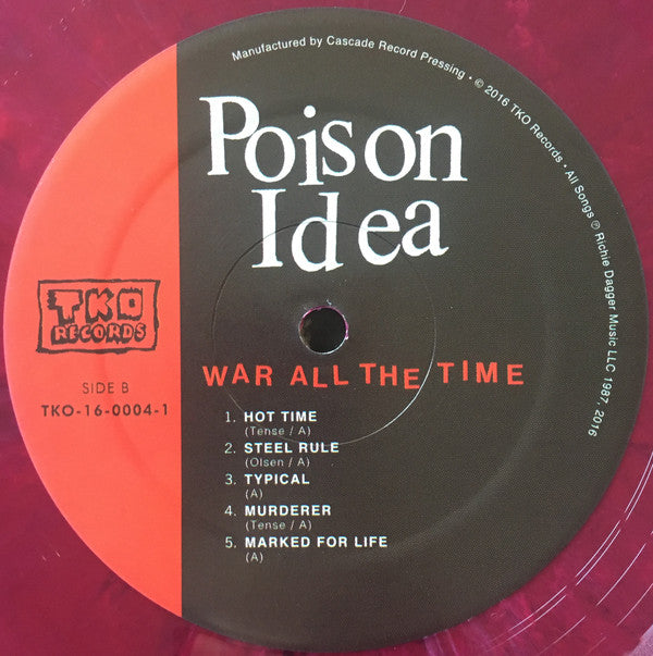 Poison Idea : War All The Time (LP,Album,Limited Edition,Remastered)