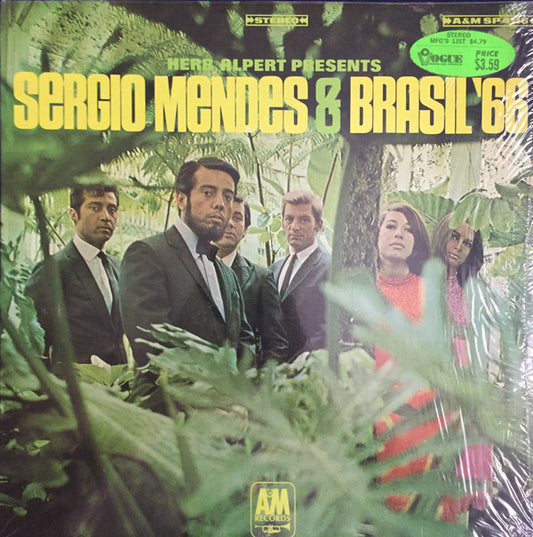 Sérgio Mendes & Brasil '66 : Herb Alpert Presents Sergio Mendes & Brasil '66 (LP,Album,Stereo)