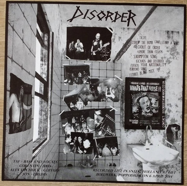 Disorder (3) / Agathocles : Chaos & Disorder / Mimic Your Masters (LP)