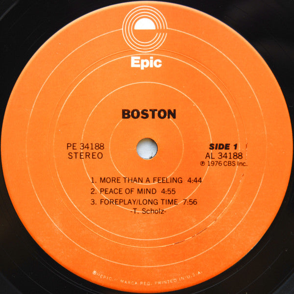 Boston : Boston (LP,Album,Stereo)
