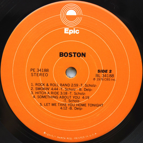 Boston : Boston (LP,Album,Stereo)