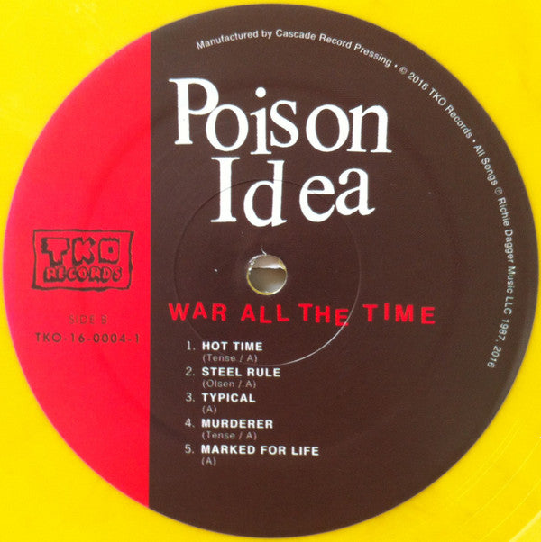 Poison Idea : War All The Time (LP,Album,Limited Edition,Reissue,Remastered)