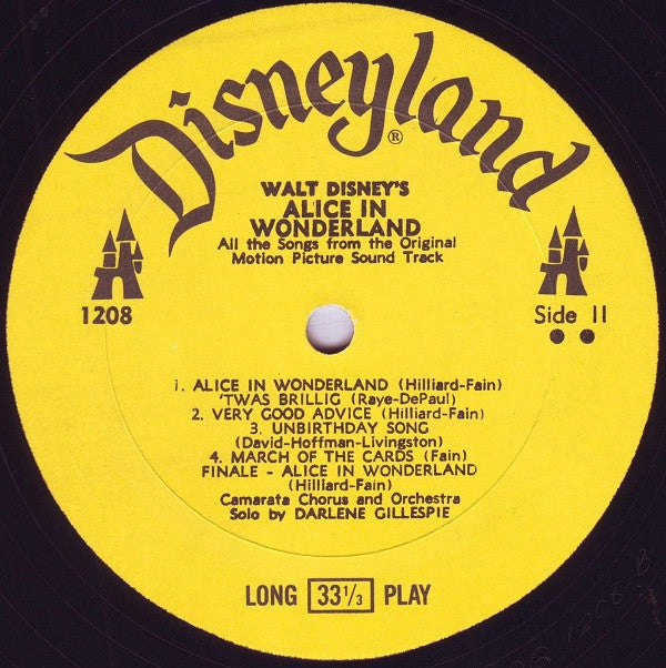 Camarata Chorus And Orchestra : Alice In Wonderland (LP,Album,Reissue)