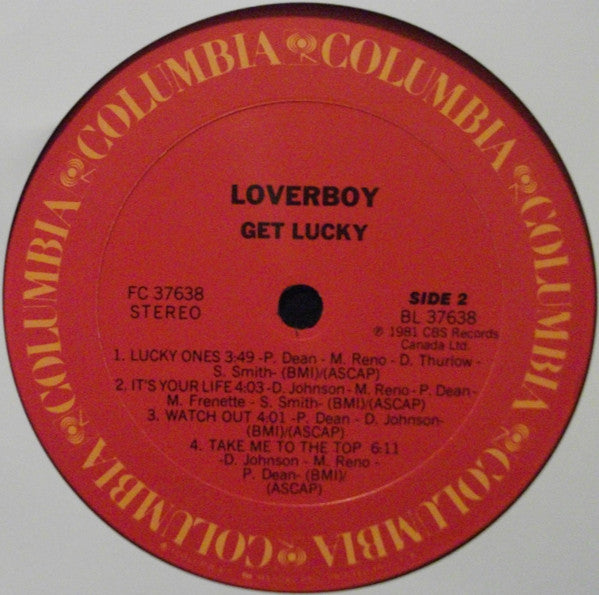 Loverboy : Get Lucky (LP,Album)