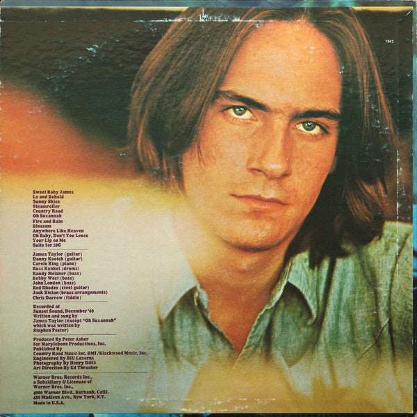 James Taylor (2) : Sweet Baby James  (LP,Album,Repress)