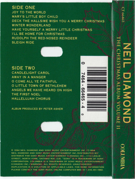 Neil Diamond : The Christmas Album Volume II (Album)
