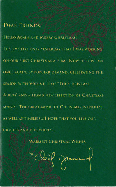 Neil Diamond : The Christmas Album Volume II (Album)