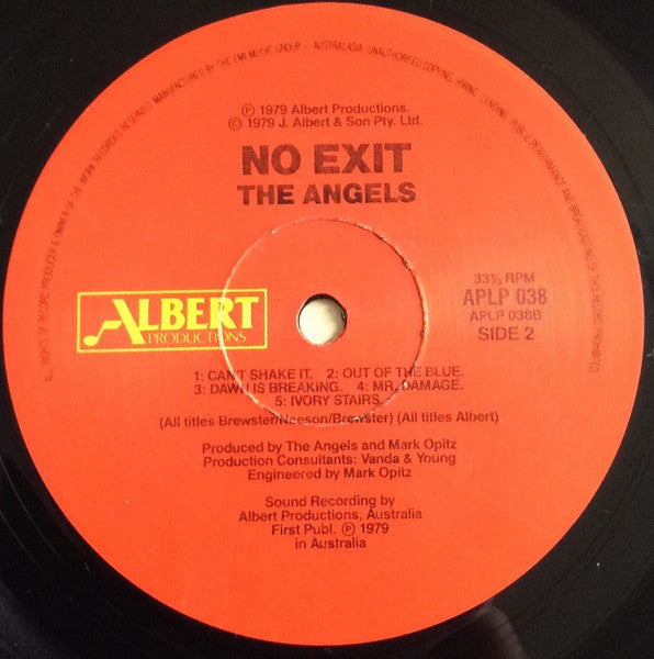Angels, The : No Exit (LP,Album,Repress)