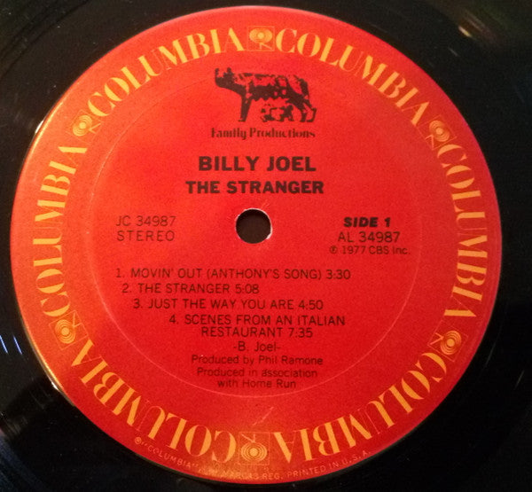 Billy Joel : The Stranger (LP,Album)