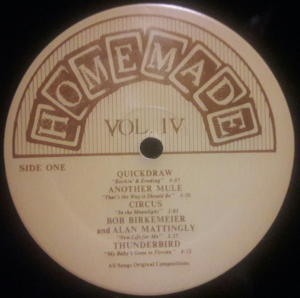 Various : WLRS 102 Homemade Album Vol. IV (LP,Album,Compilation)
