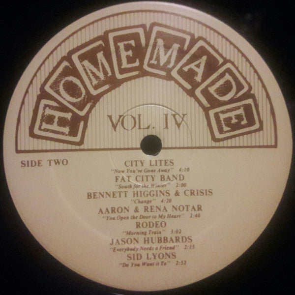 Various : WLRS 102 Homemade Album Vol. IV (LP,Album,Compilation)