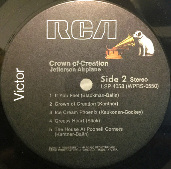 Jefferson Airplane : Crown Of Creation (LP,Album,Repress,Stereo)