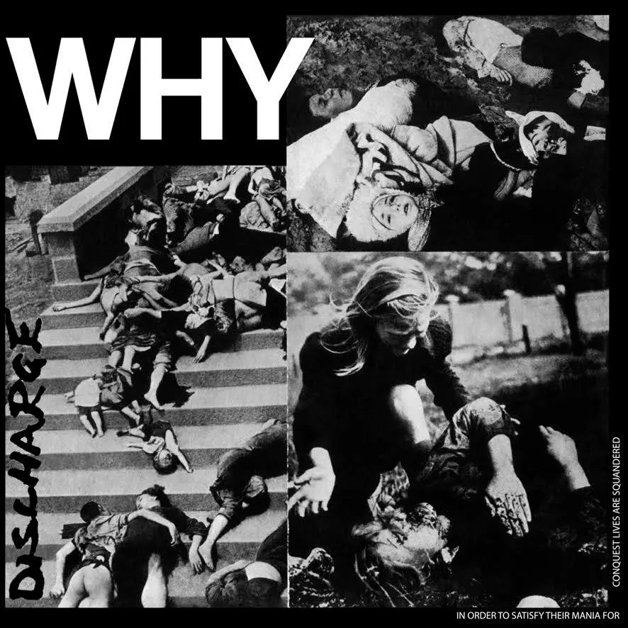 Discharge - Why - Clear Vinyl