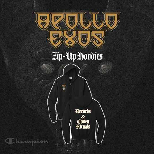 ZIP-UP COVEN HOODIE Apollo Exos Records (Copy)