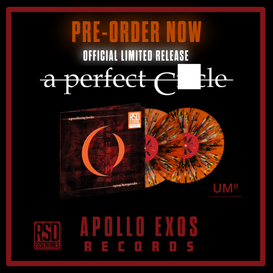 PRE-ORDER RSD ESSENTIAL A Perfect Circle "Mer De Noms" Orange w/Black White & Yellow Splatter