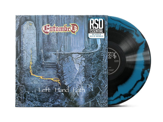 PREORDER RSD Essential: 075  Entombed  Left Hand Path  Blue & Black Merge Streetdate 9.5.25